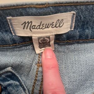 Madewell The Perfect Vintage Jean Raw Hem Size 29T